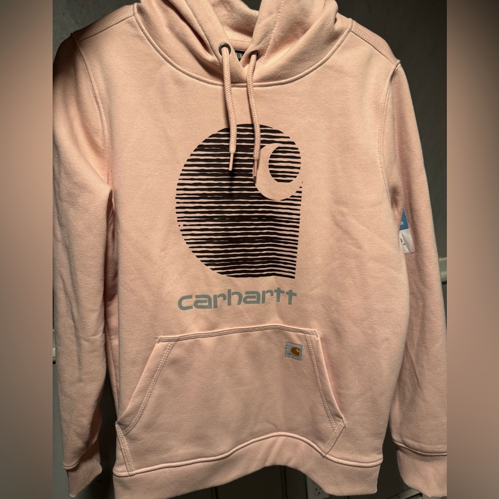 Carhartt Women's Rain Defender Relaxed Fit Midweight Sweatshirt size Large - Picture 5 of 6